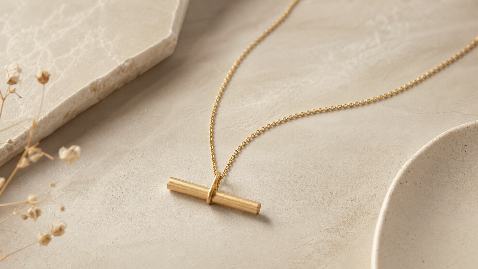 Daisy London Estée Lalonde T Bar Necklace