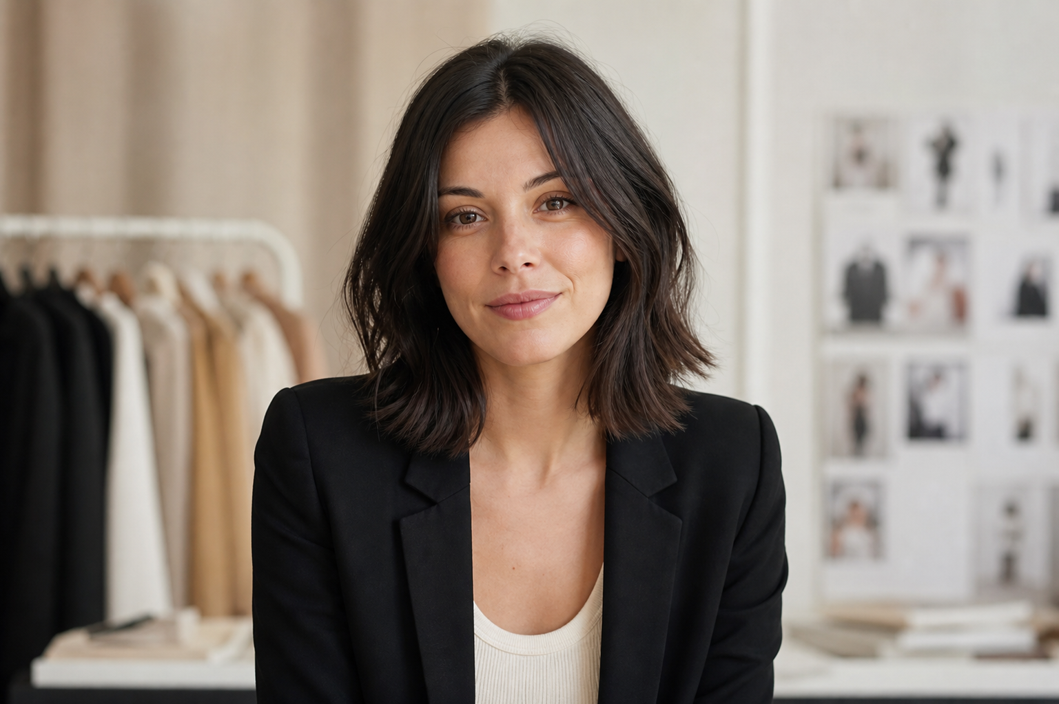 Portrait of Mara Ellis, lead fashion editor at With The Brand